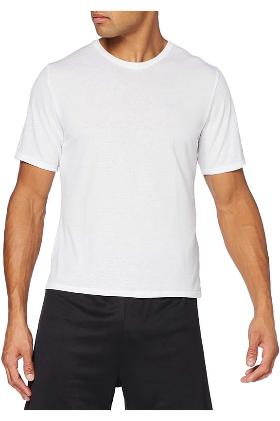 Dri-FIT Miler Mens Running Shor Sleeve Shirts Top CU5992-100 Size 2XL