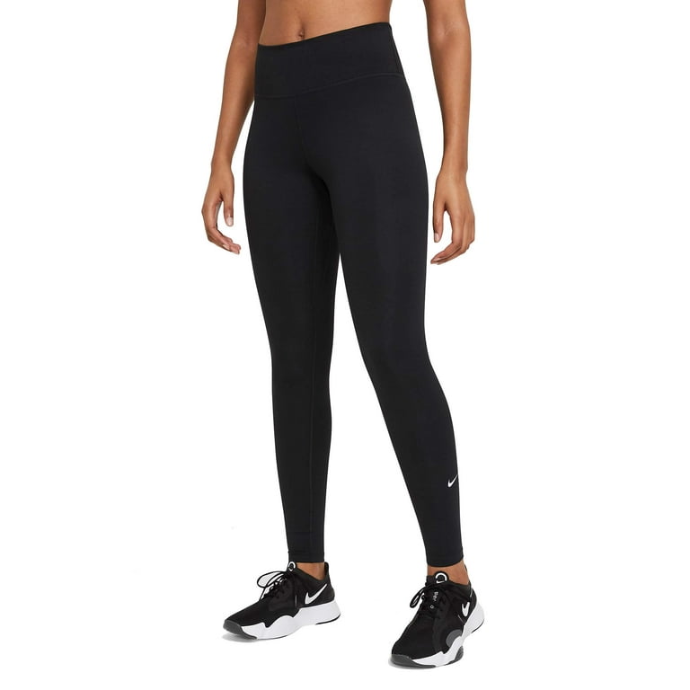 Nike Dri-FIT One Women's Mid-Rise Leggings Tights Dd0252-010 