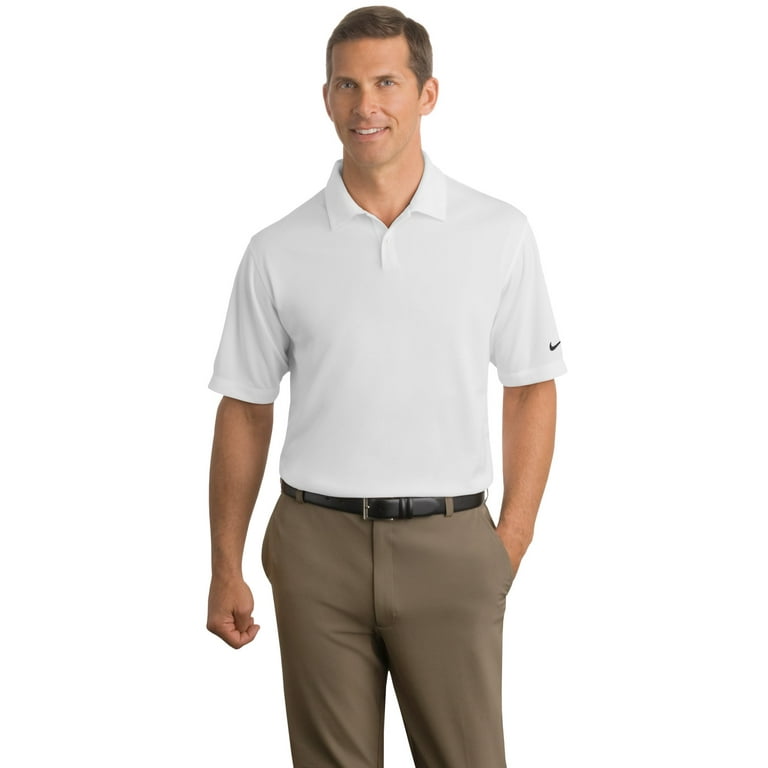 Dri fit pebble texture top polo