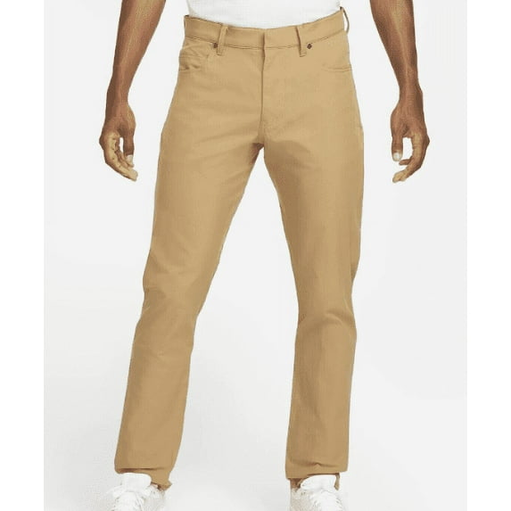Nike Dri-FIT Repel Mens 5-Pocket Slim Fit Golf Pants Dark Driftwood (DA3064-258) (36 x 30)