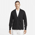 thumbnail image 1 of Nike Dri-FIT Standard Issue Men's Golf Cardigan Color: Black/White Size: S, 1 of 1