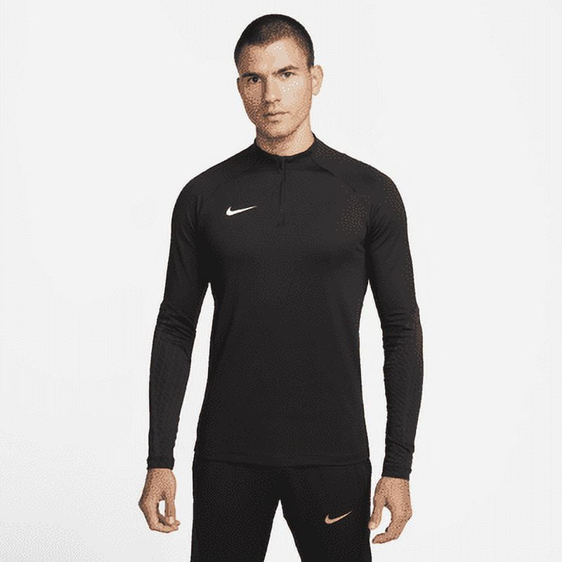 nike dry strike drill top black
