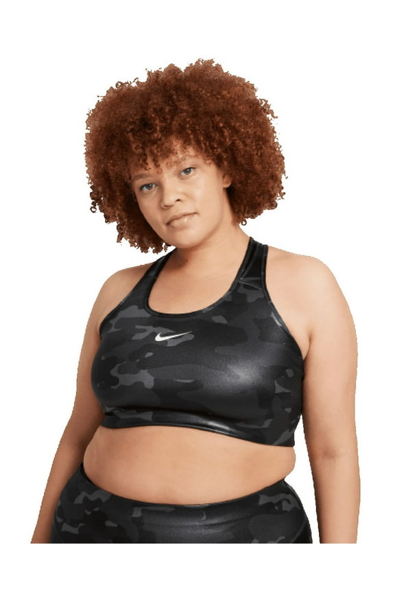 Dri-FIT Swoosh Women's Medium-Support (Camo Shine) Sports Bra (Plus Size...