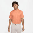 thumbnail image 1 of Nike Dri-FIT Tour Men's Solid Golf Polo Color: Orange Trance/Black Size: XL, 1 of 1