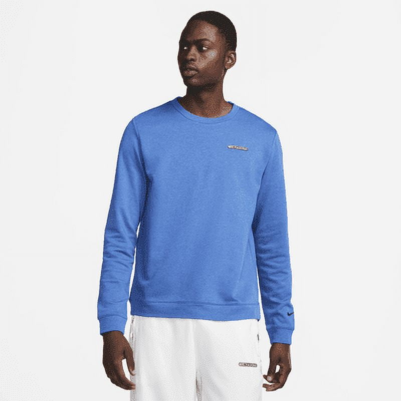 ★★Nike★★ Track Club Dry Fit Fleece Running Crewneck Swea Nike Dri-FIT Track Club Men's Fleece Long-Sleeve Crew Neck