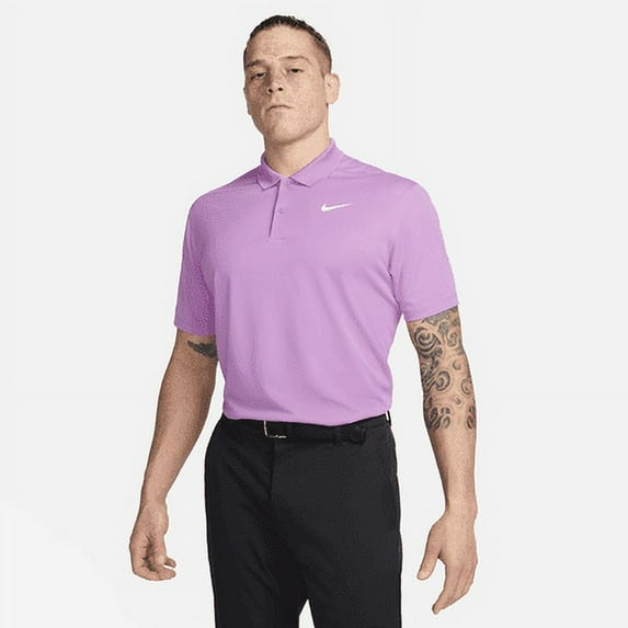 Nike Dri-FIT Victory Men's Golf Polo Color: Rush Fuchsia/White Size: 2XL