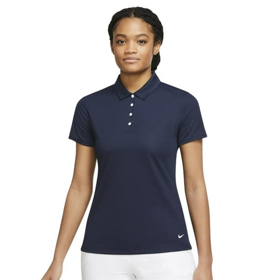 Nike Dri-FIT Victory Women's Golf Polo Color: College Navy/White Size: L