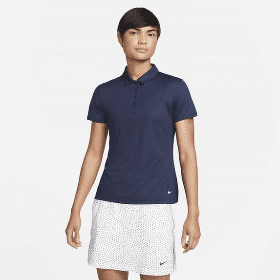 Nike Dri-FIT Victory Women's Golf Polo Color: College Navy/White Size: XS