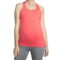 thumbnail image 1 of Nike Dri-FIT Women's Maternity Tank Top Shirt Small Madder Root CQ9295-814, 1 of 2