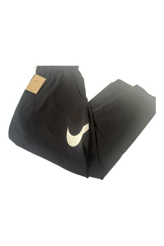 Dri-Fit Fleece Swoosh Tapered Training Pants Mens Black CU6775-010