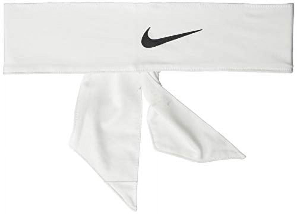 nike headband tie embroidered