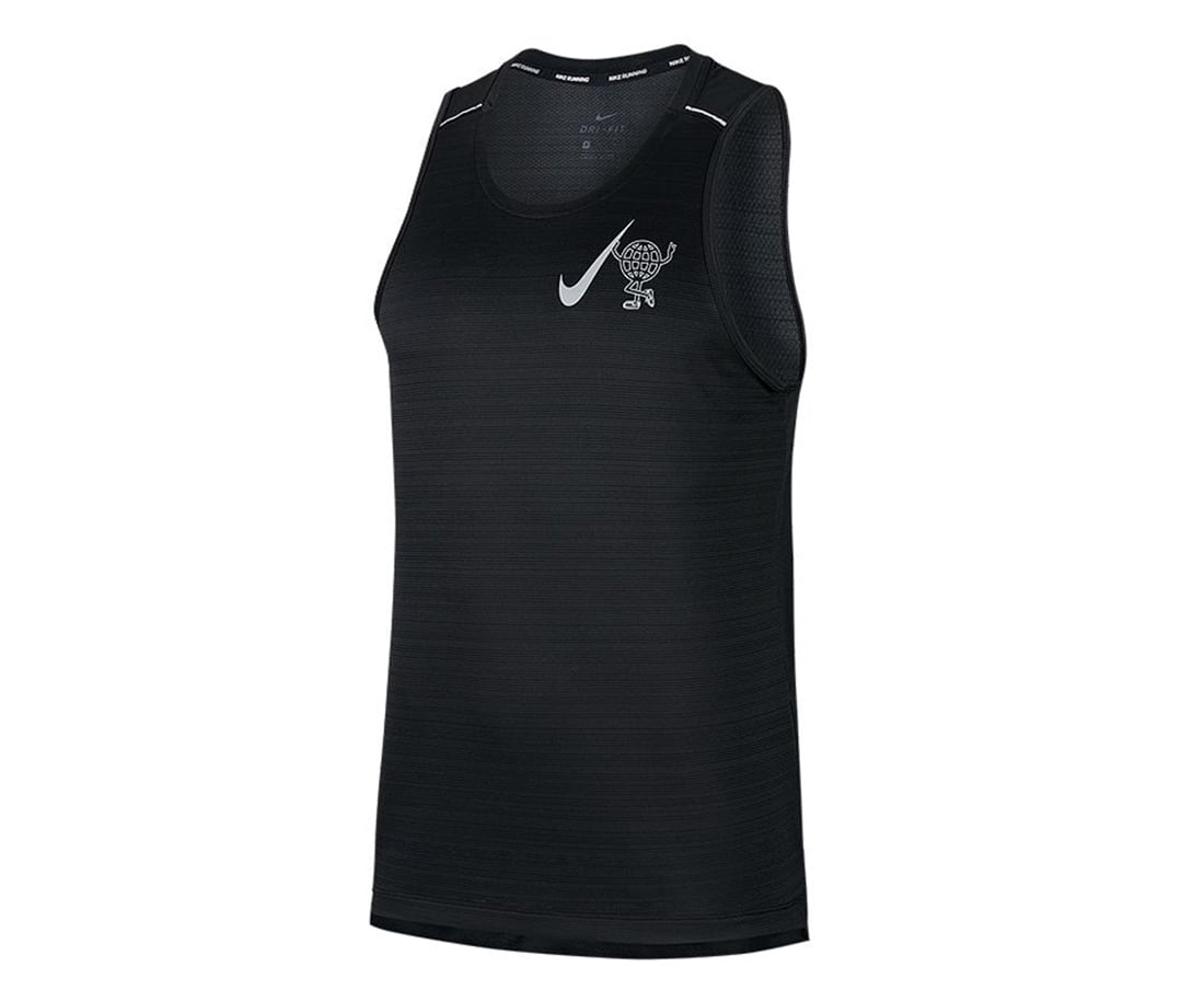 Nike Dri-Fit Miler Wild Run Running Mens Active Shirts Tees Size