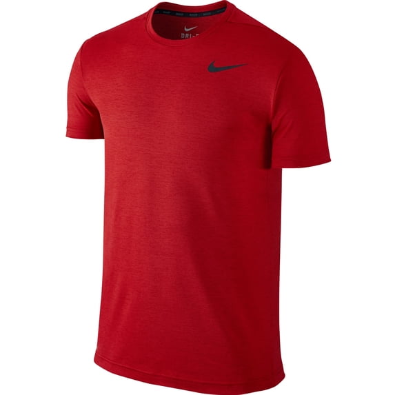 Nike Dri Fit Touch Ultra Soft Short Sleeve Men's T-Shirt Red/Black 742228-657
