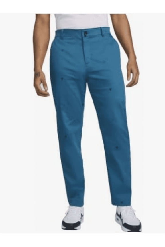 Dri-Fit UV Flat Front Chino Marina Blue Golf Pants 38x30 - (DH1288-404)