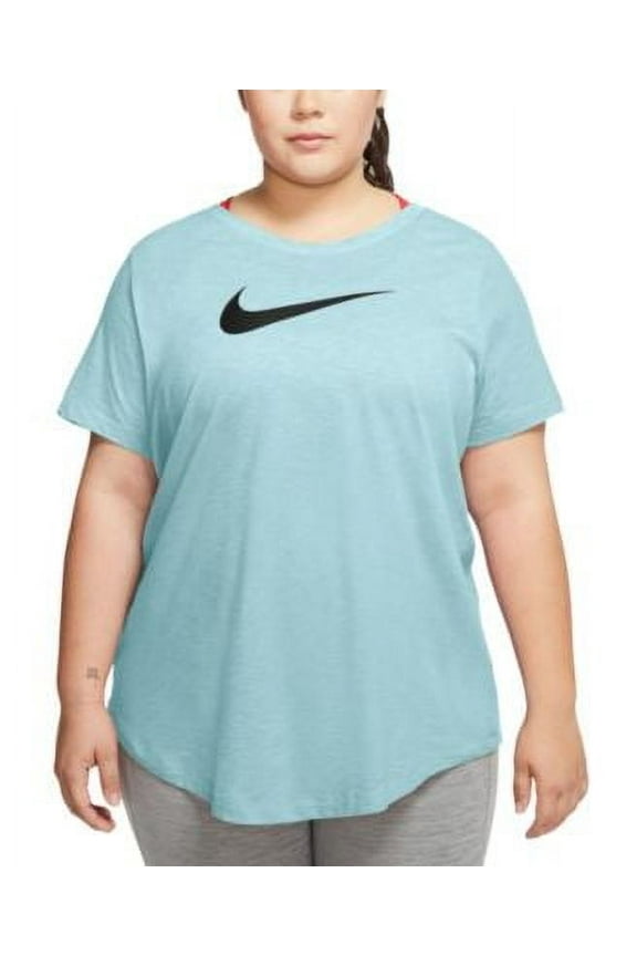 Dri- fit Crewneck Hits At Hip Tops, 1X (Women's)