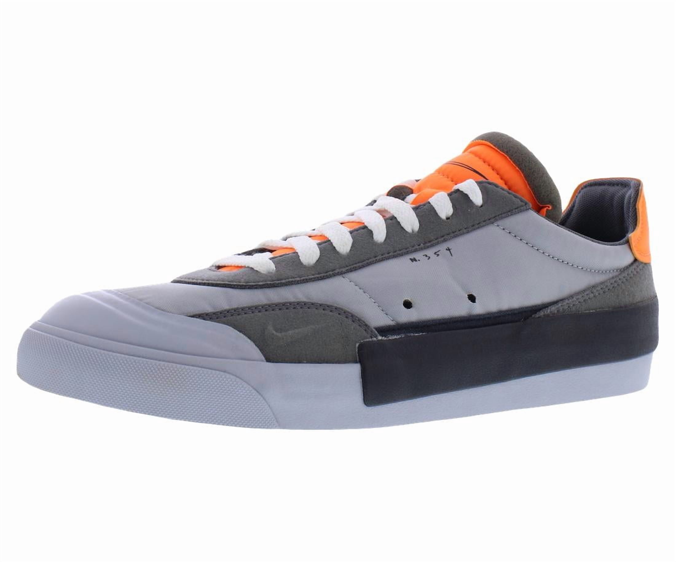NIKE Drop-Type LX Total Orange Athletic Sneaker Men\'s 6 Wolf‎ Gray AV6697-002 Nike Drop Type LX Wolf Grey/Total Orange/Dark Grey/Black  main image 2