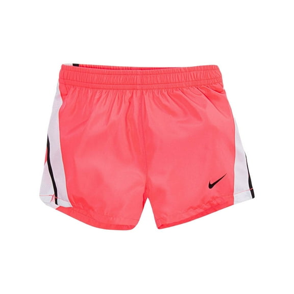 Nike Dry Girls Pink & White Dri-fit Running Track Athletic Shorts Large (6X)