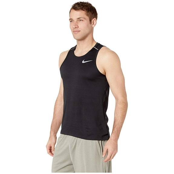 Nike Dry Miler Tank Top Black/Black/Reflective Silver