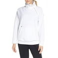 thumbnail image 1 of Nike Dry Mock Neck Distort White Women's Side Zip Top Pullover Size L, 1 of 1