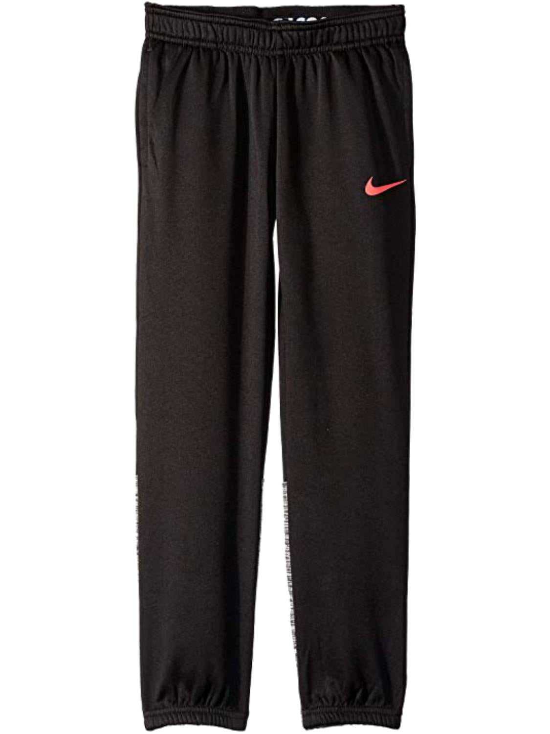 Nike Dry Therma Girls Gray & Pink Dri-fit Athletic Leggings Sweat Pants  S(5) 