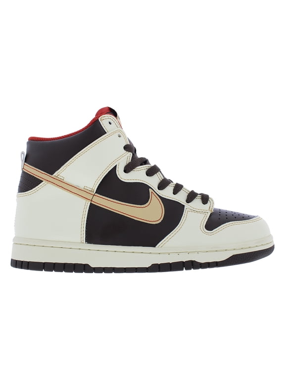 Dunk High GS Boys Shoes Size 4, Color: Baroque Brown/Sesame