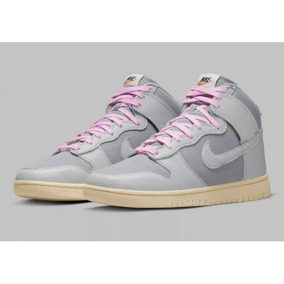 Nike Dunk High Premium DQ8800-001 Sneakers Men 12.5 Gray Lifestyle Shoes RHS3263
