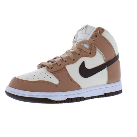 Nike Dunk High Unisex Shoes Size 10, Color: Dusted Clay/Earth/Pale Ivory