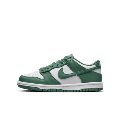 【NIKE】DUNK LOW (PS) WHT/BLK キッズ Nike Dunk Low Big Kids' Shoes Color: White/Bicoastal Size