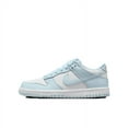 thumbnail image 1 of Nike Dunk Low Big Kids' Shoes Color: White/Glacier Blue Size: 5.5Y, 1 of 5