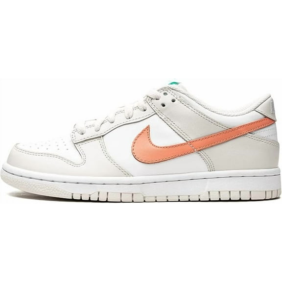 Big Kid's Nike Dunk Low White/Crimson Bliss (CW1590 101) - 6.5