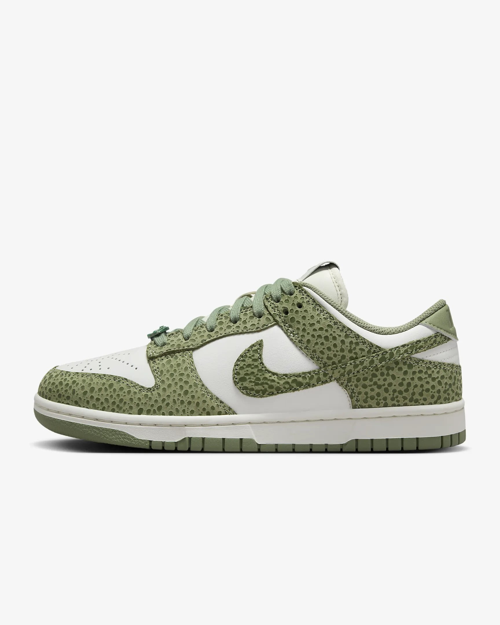 Nike Dunk Low FV6516-300 Sneakers Women's Oil Green Leather