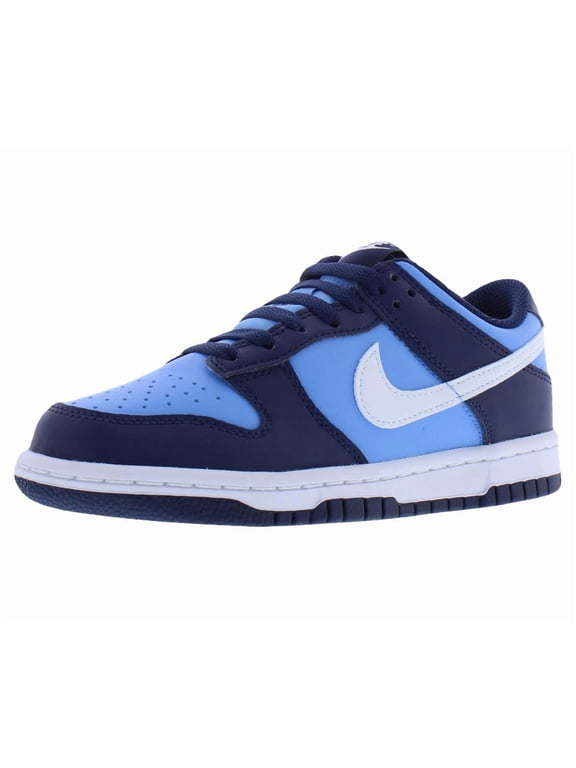 Dunk Low GS Boys Shoes Size 6.5, Color: University Blue/White