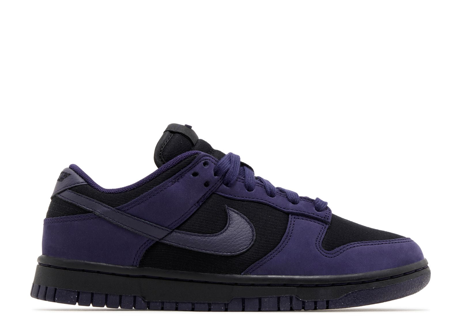 Nike Dunk Low LX WMNS Shoes, Black/Purple Ink, Size 5.5 