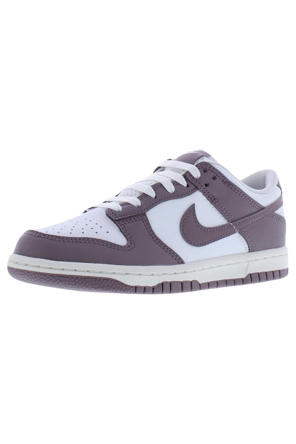 Dunk Low Leather GS Girls Shoes Size 6.5, Color: Taupe Grey/Taupe Grey