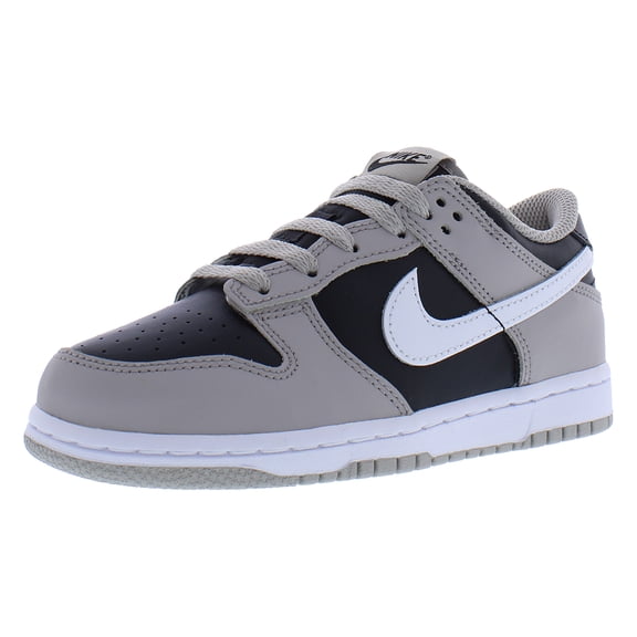 Nike Dunk Low Leather PS Boys Shoes Size 11, Color: College Grey/White/Black