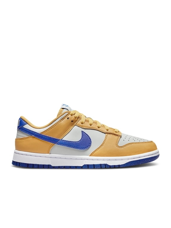 Dunk Low WMNS Shoes, Wheat Gold/Hyper Royal/Light Silver/White, Size 5