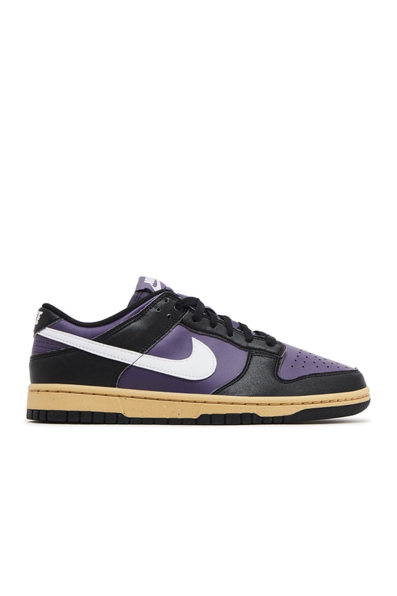 Dunk Low WMNS Shoes, Dark Raisin/White/Black/Sesame, Size 7.5
