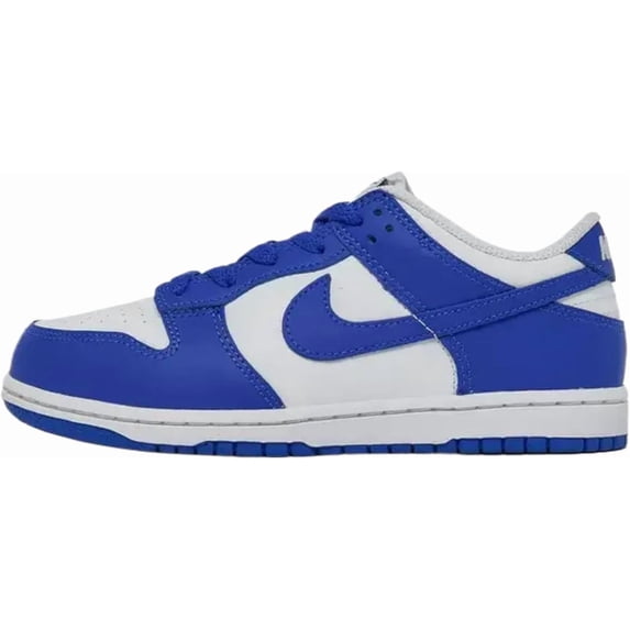 Little Kid's Nike Dunk Low White/Hyper Royal-Hyper Royal (FB9108 131) - 2