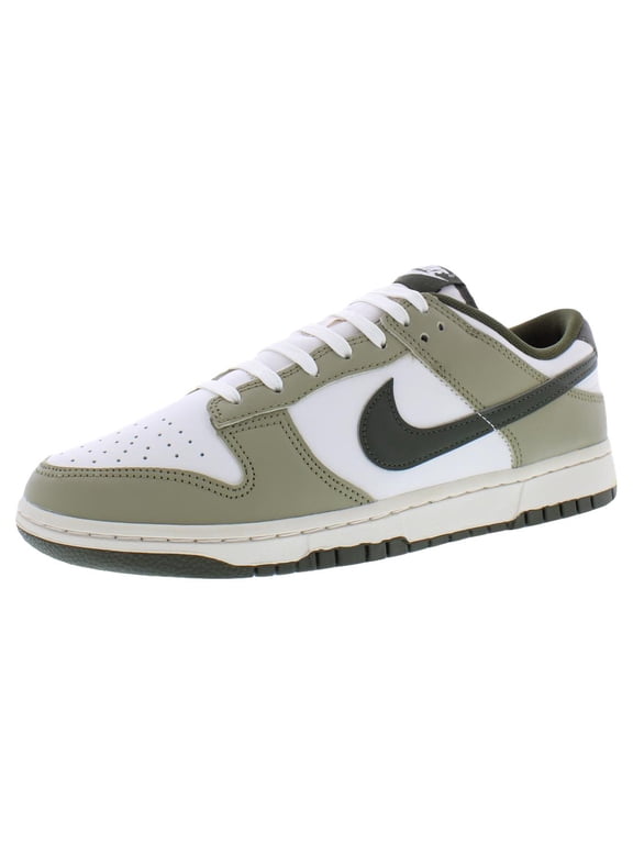 Dunk Low Retro Leather Mens Shoes Size 14, Color: Neutral Olive/Cargo Khaki
