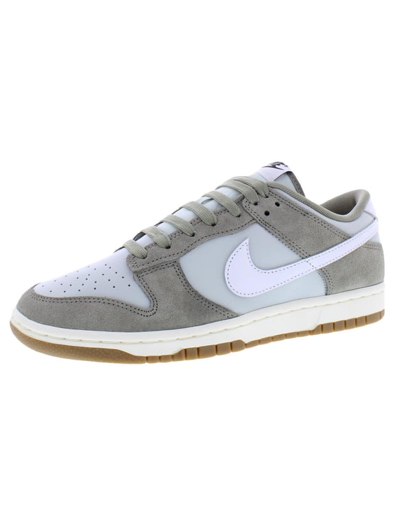 Dunk Low Retro SE Mens Shoes Size 9, Color: Light Silver/White/Light Army