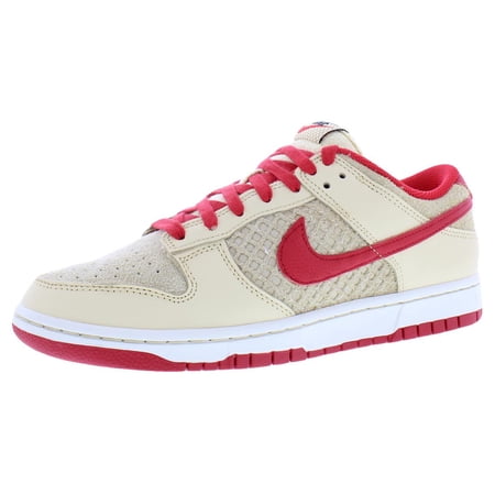 Nike Dunk Low Retro SE Mens Shoes Size 9, Color: Pale Vanilla/University Red/Wheat