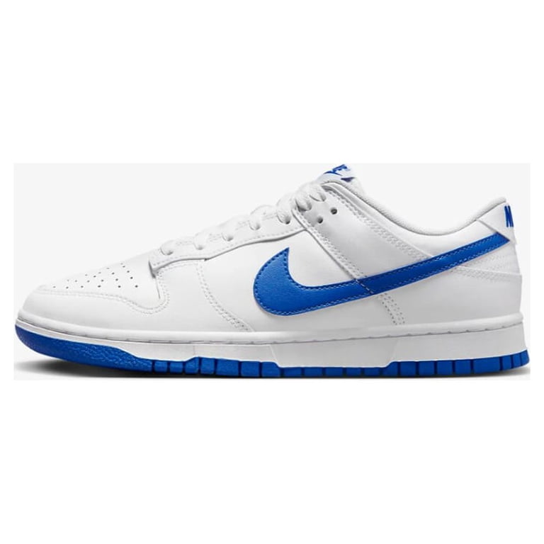 Nike Dunk Low Retro White/Hyper Royal DV0831-104 Men display picture 3