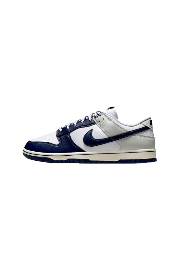 Men's Nike Dunk Low Retro White/Midnight Navy (IM2222 101) - 8