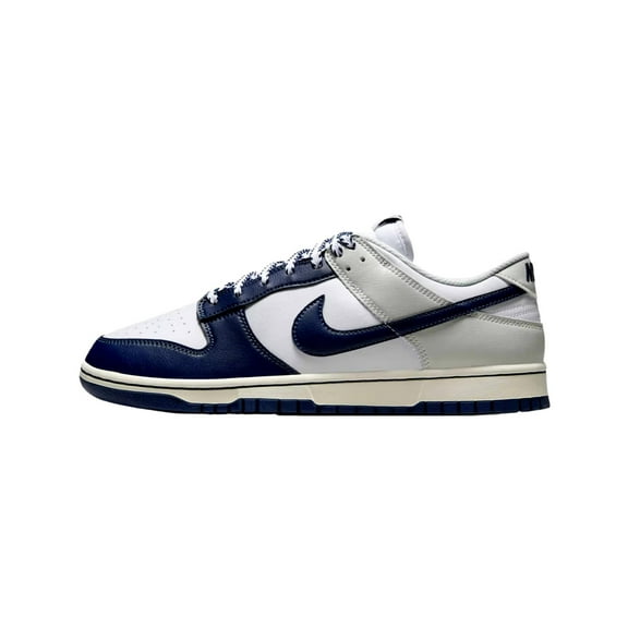 Men's Nike Dunk Low Retro White/Midnight Navy (IM2222 101) - 9.5