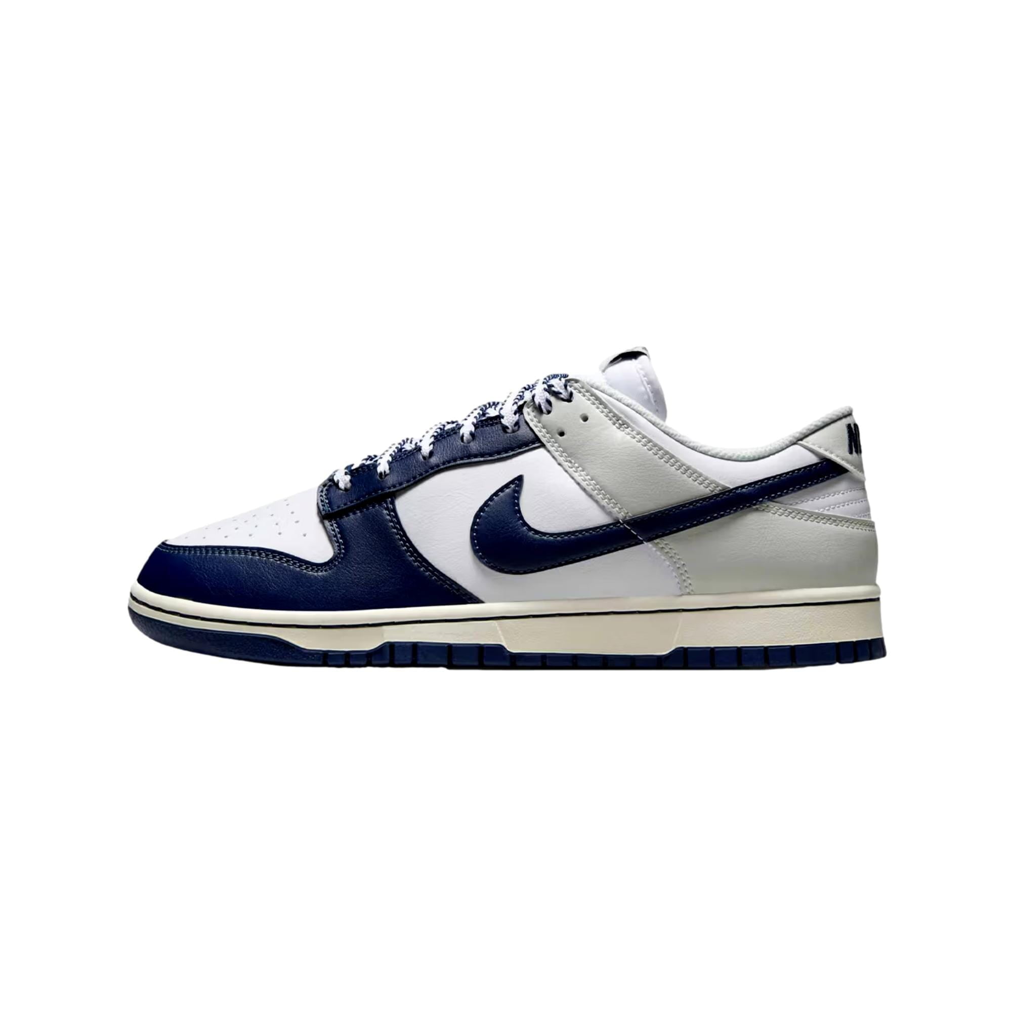 Men's Nike Dunk Low Retro White/Midnight Navy (IM2222 101) - 9