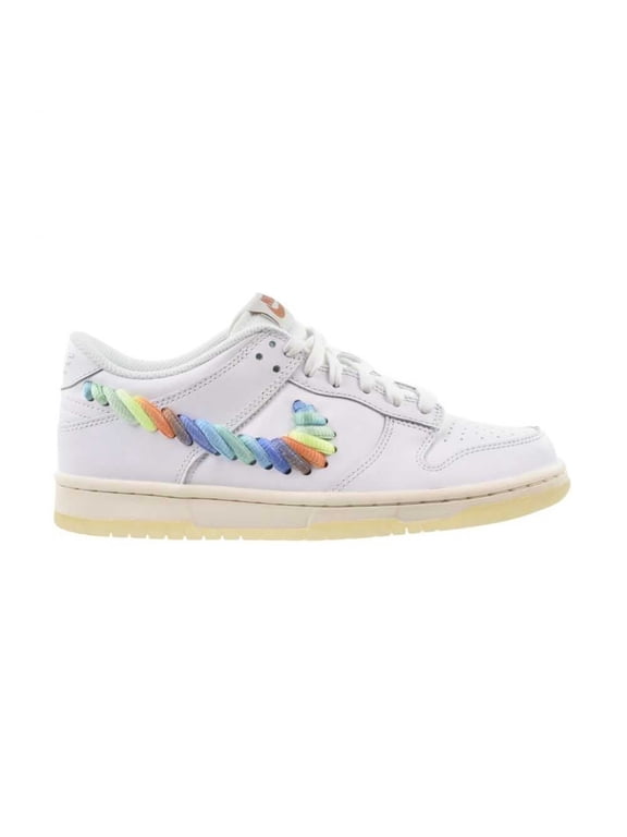 Dunk Low Se (GS) Big Kids' Shoes White/Multi Color fn4861-100