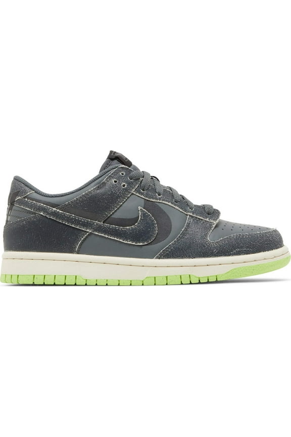Dunk Low Se GS Boys Shoes Size 4.5, Color: Iron Grey/Phantom/Ghost Green