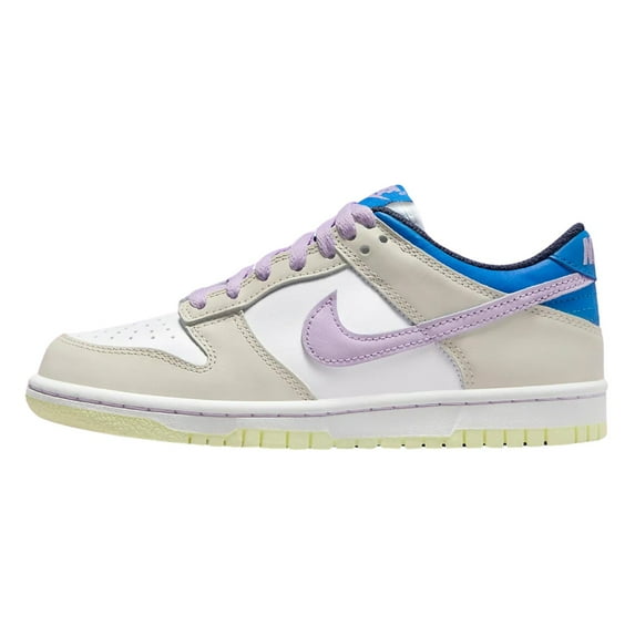 Nike Dunk Low Sneaker Kids US 6.5Y Brown White Leather Low Top FB9109-103 JPE28