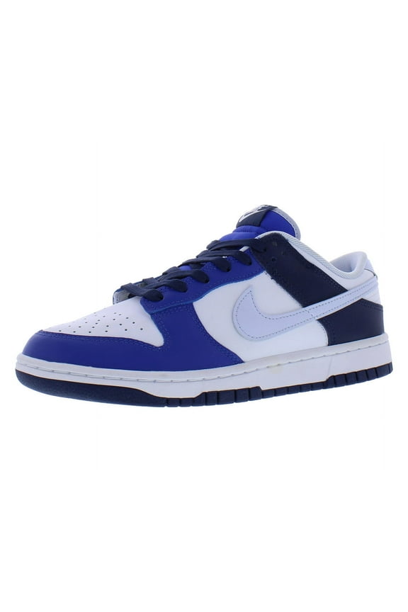 Men's Nike Dunk Low White/Football Grey-Game Royal (FQ8826 100) - 10.5