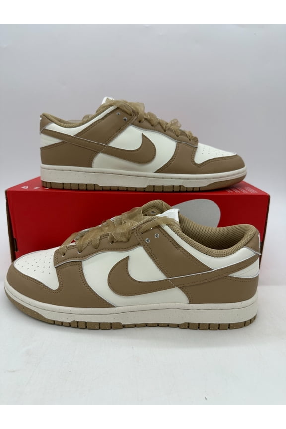 Dunk Low Women's Size 11 Beige Sail Leather Athletic Shoes IB7311 101